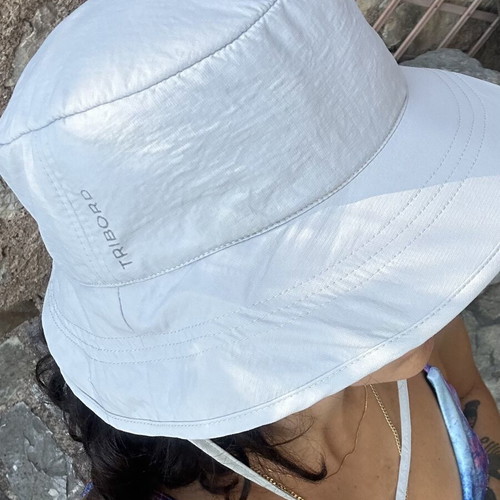 Decathlon Light Grey Trilby Hat, size L