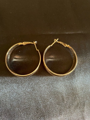 Earrings new, gold color, stainless steel