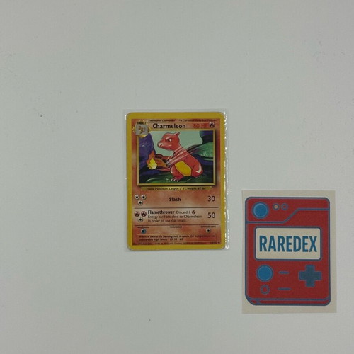 Charmeleon Pokemon Card Base Set 24/102 like new