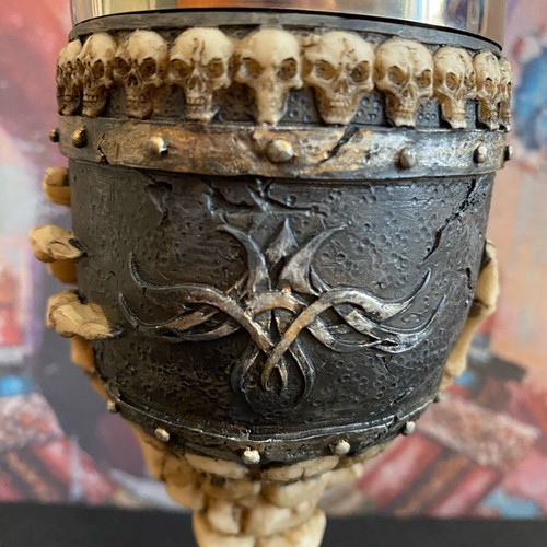 Skeleton Goblet new handmade from Toledo Spain