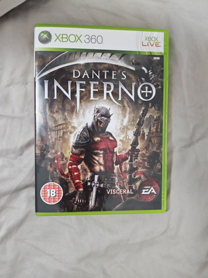 Dantes Inferno Xbox 360 game used, action