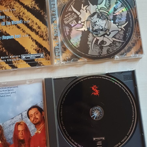Sepultura Blood Rooted and Natural Born Blasters CDs, metal