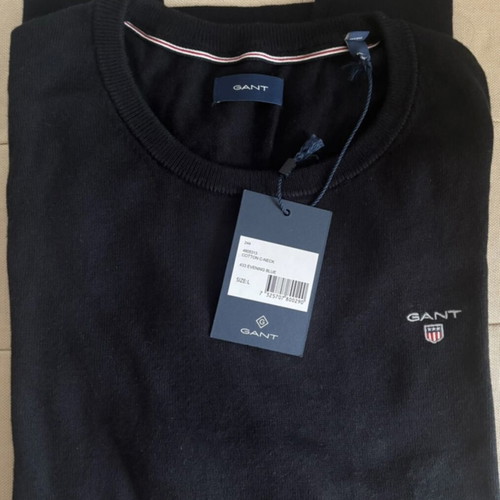 Gant blouse long sleeve new, size L, navy blue