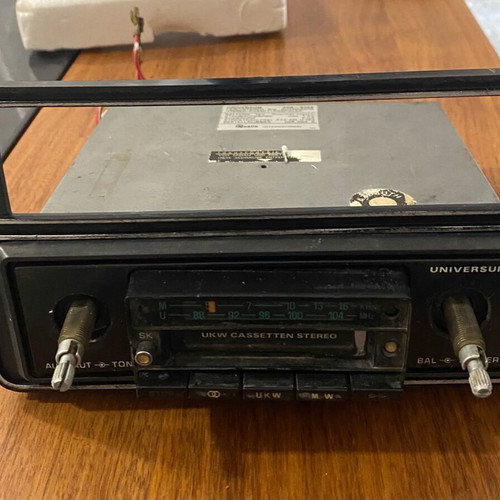 Universum car cassette radio used vintage