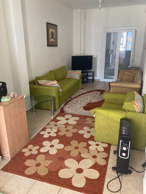 Καναπές πολυθρόνα σετ σαν καινούργιο, πράσινο λάιμ, κρεβάτι