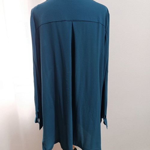Long blouse like new, dark petrol, size XXL