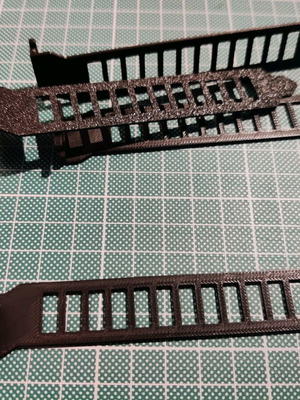 PCI cover slots 3D printed new, 4 black pieces