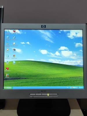 Οθόνη υπολογιστή Hp 1502 μεταχειρισμένη σε πολύ καλή κατάσταση