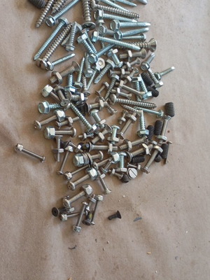 Screws new for various handyman uses