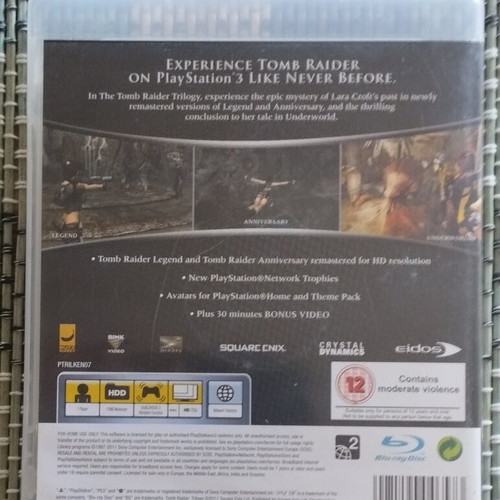Tomb Raider HD Collection PS3 game like new