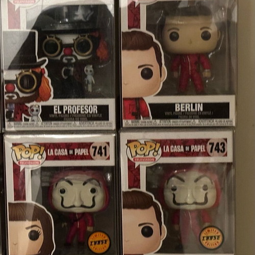 Funko Pop La Casa De Papel set of 4 new with protective box