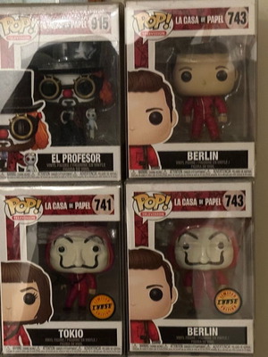 Funko Pop La Casa De Papel set of 4 new with protective box