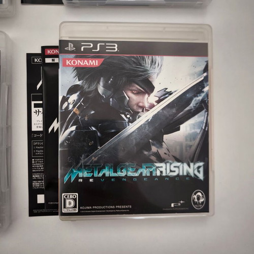 Metal Gear Solid Rising MGS PS3 game collection, very good condition