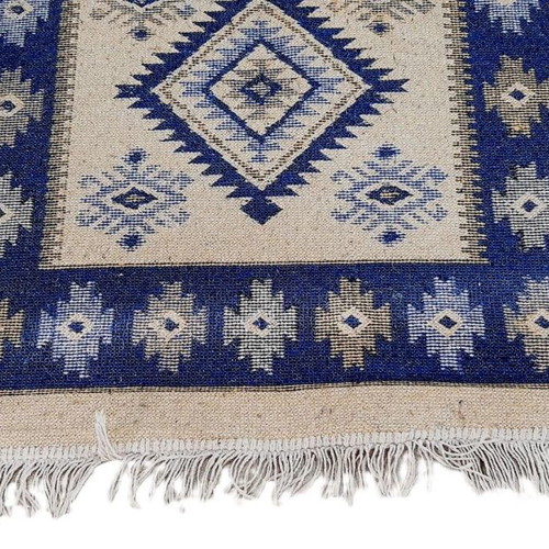 Vintage Bulgarian Wool Kilim Like New, Double-Sided 160x75 cm