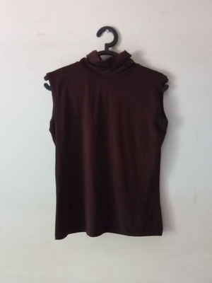 Summer Turtleneck top like new, brown