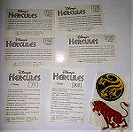  17 αυτοκόλλητα Hercules Disney's