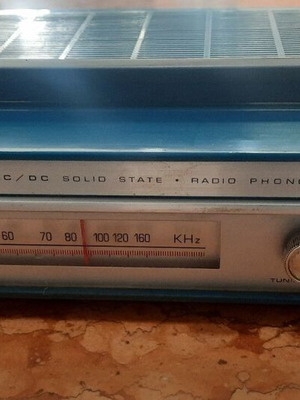 Vintage SONY radio with turntable used, 33 and 45 rpm