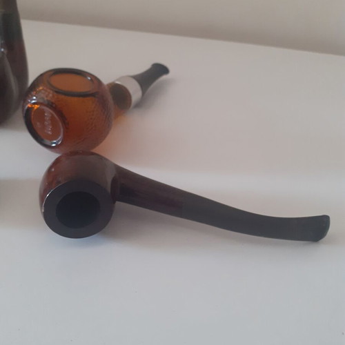 Smoking pipes used, set of 4