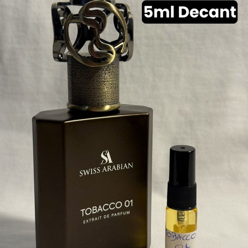 Swiss Arabian Tobacco 01 Eau de Parfum 5ml decant like new