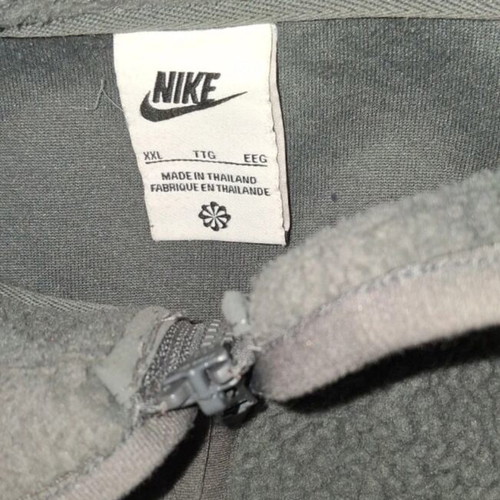Nike fleece jacket, grey, XXL, unisex