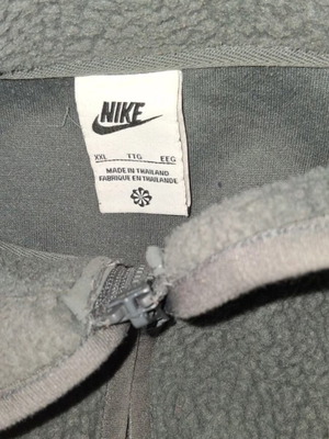 Nike fleece jacket, grey, XXL, unisex