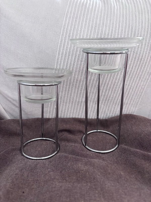 Candlesticks set for raso like new