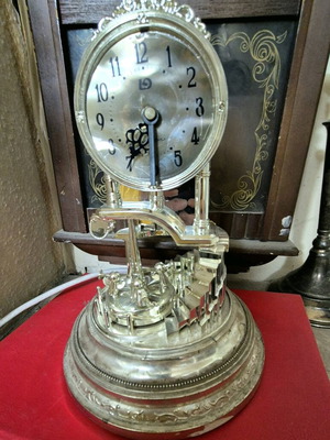 Vintage decorative clock used, non-working from 70s-80s