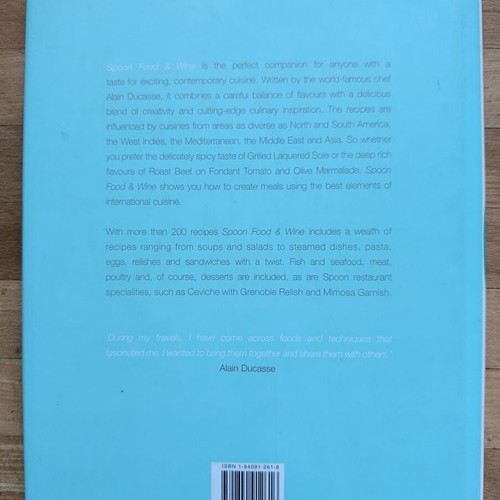 Spoon Alain Ducasse hardcover like new