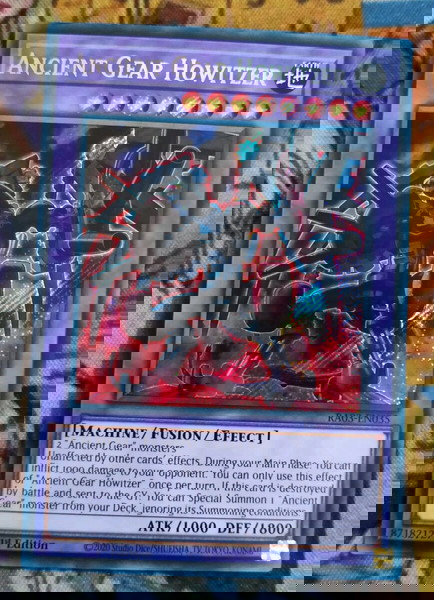 2) Ancient Gear Howitzer (Secret Rare, Yugioh)