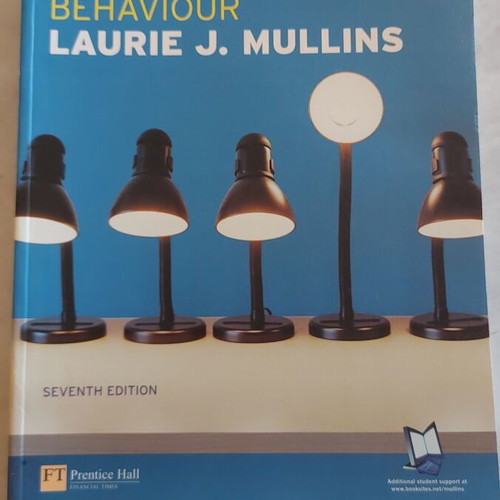 Management and Organisational Behaviour Laurie J. Mullins 7th Edition like new