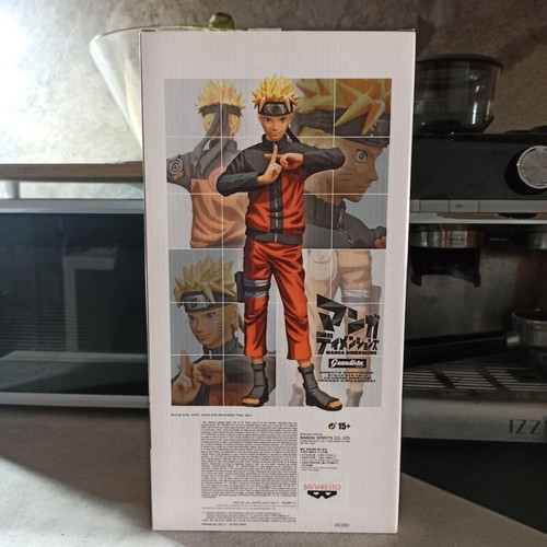 Banpresto Naruto Shippuden Grandista Manga Dimensions Naruto Uzumaki figure new