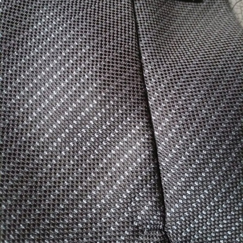 Tie gray with small blue dots like new