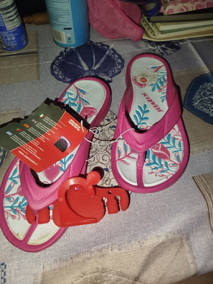 Jomix Shoes women's summer flip-flops size 38 new, fuchsia