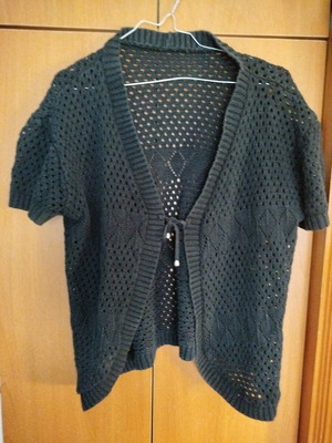 Knitted black kazaka like new size M