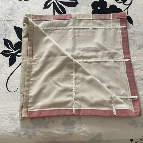 Curtain and Roman blind like new, separate sale available