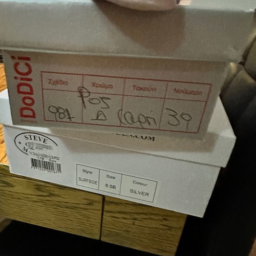 Shoes used, pair sizes 38.5 and 39