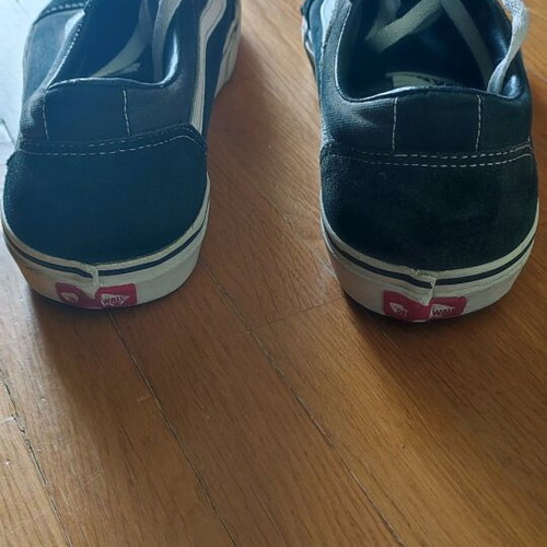 Vans shoes black canvas like new