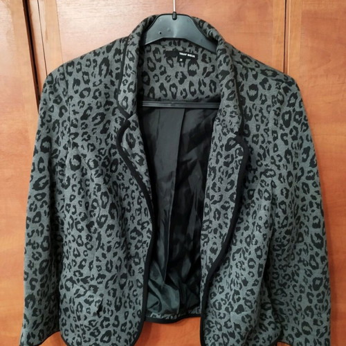 Gray leopard jacket Tally Weijl like new, size 38