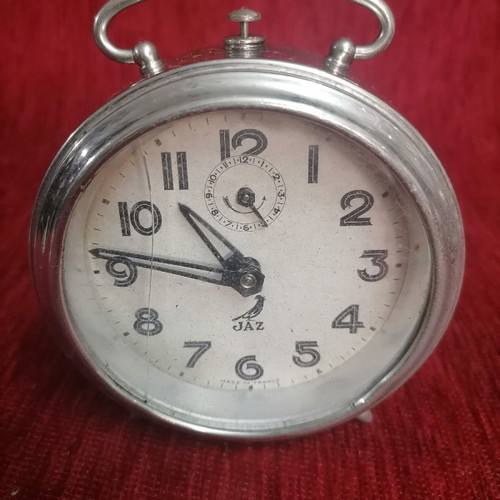 Jaz antique clock used, working condition 1940