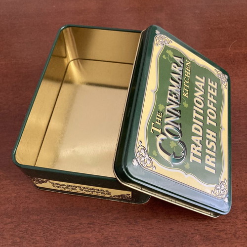The Connemara Kitchen παραδοσιακή ιρλανδική τοφι μεταλλικό κουτί ρετρό σαν καινούργιο
