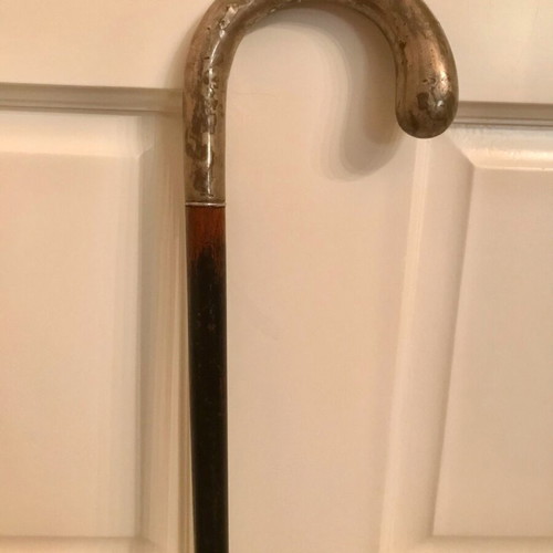 Handmade walking stick used with engraved handle 1921