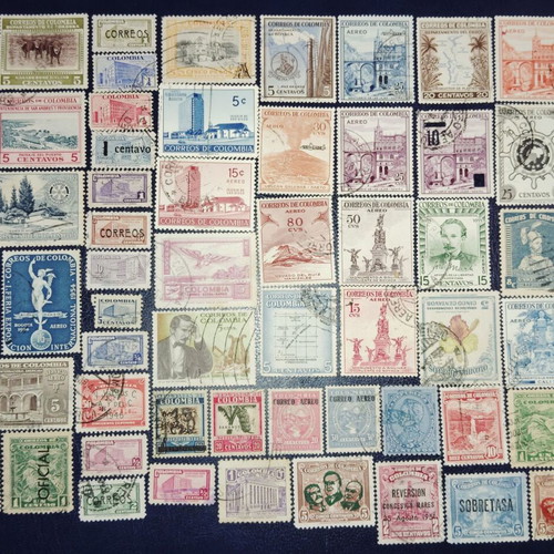 Colombia classic stamp lot, clearance B