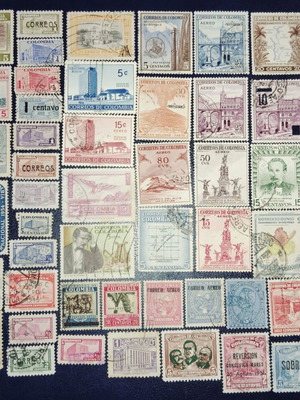 Colombia classic stamp lot, clearance B