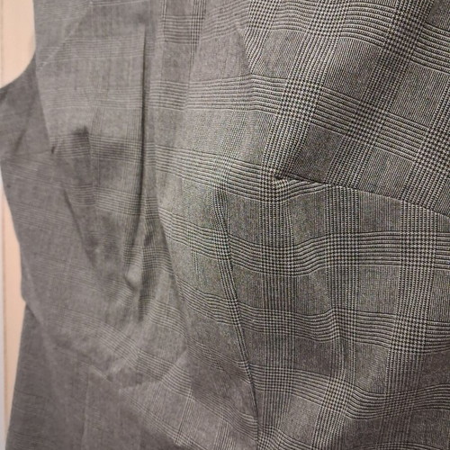 Benetton women's dress like new, grey checkered