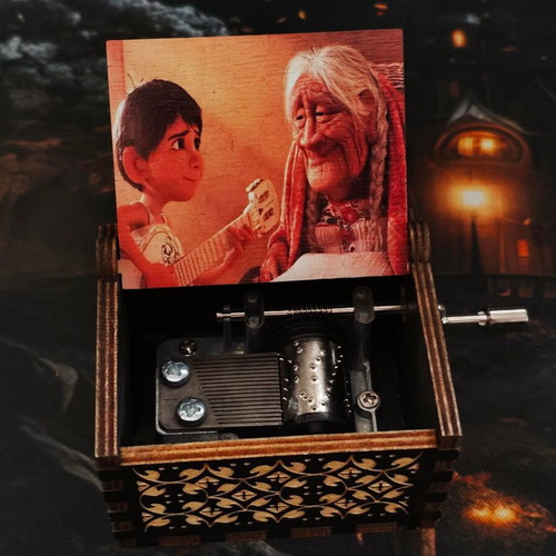 Wooden music box Coco Remember Me like new