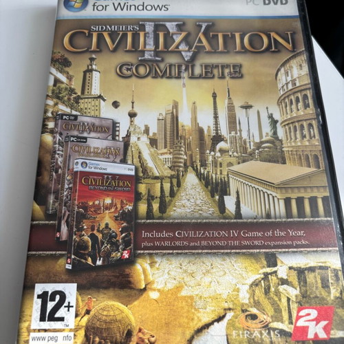 Sid Meier’s Civilization IV Complete PC DVD used, strategy game