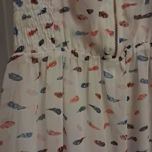 Bershka summer dress like new, airy with front zipper