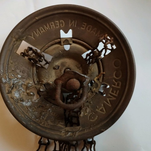 Hanging brass antique candle holder made in Germany