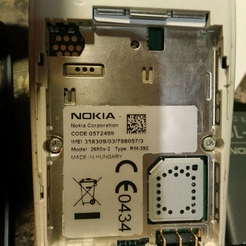 Nokia 2680 used with charger, battery and headphone adapter