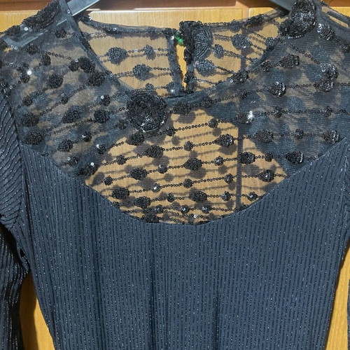 Nidodileda dress new, size S-M, black and silver